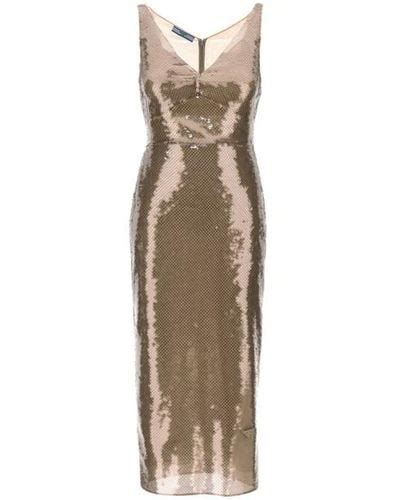 prada glitter dress